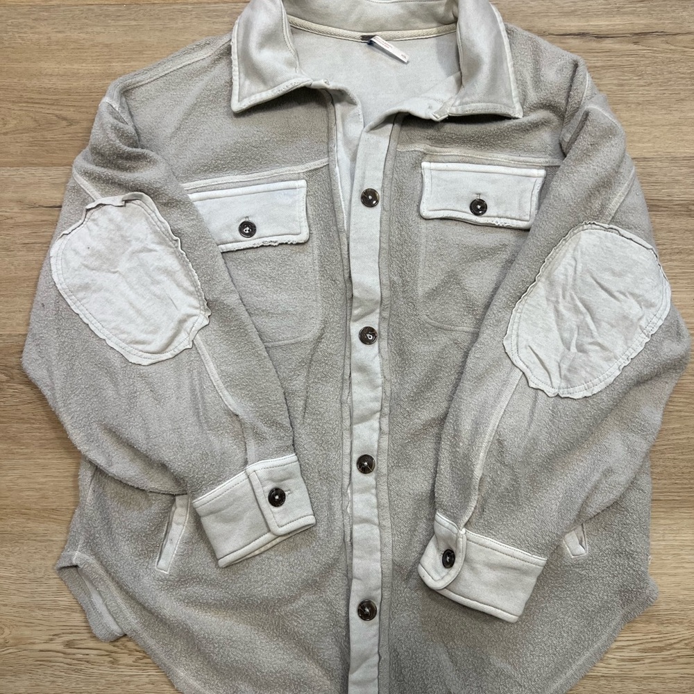 Free People Taupe Ruby Jacket